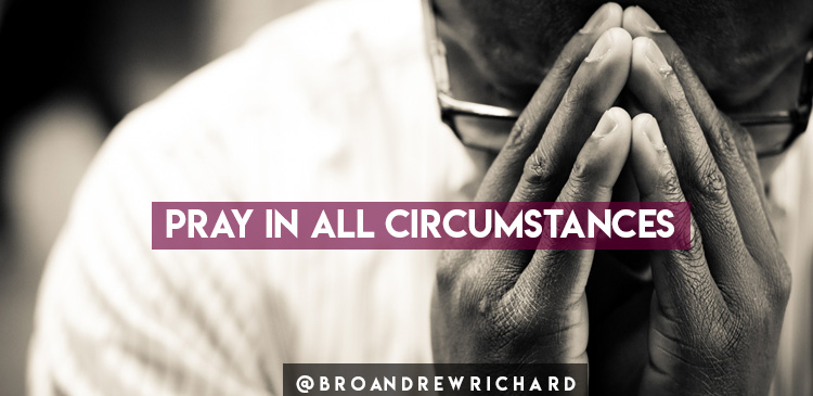 Paul was a man of prayer and supplications before God.  He never failed to pray or make known his requests before God.  He prayed and worshipped God in any and all kind of circumstances. 